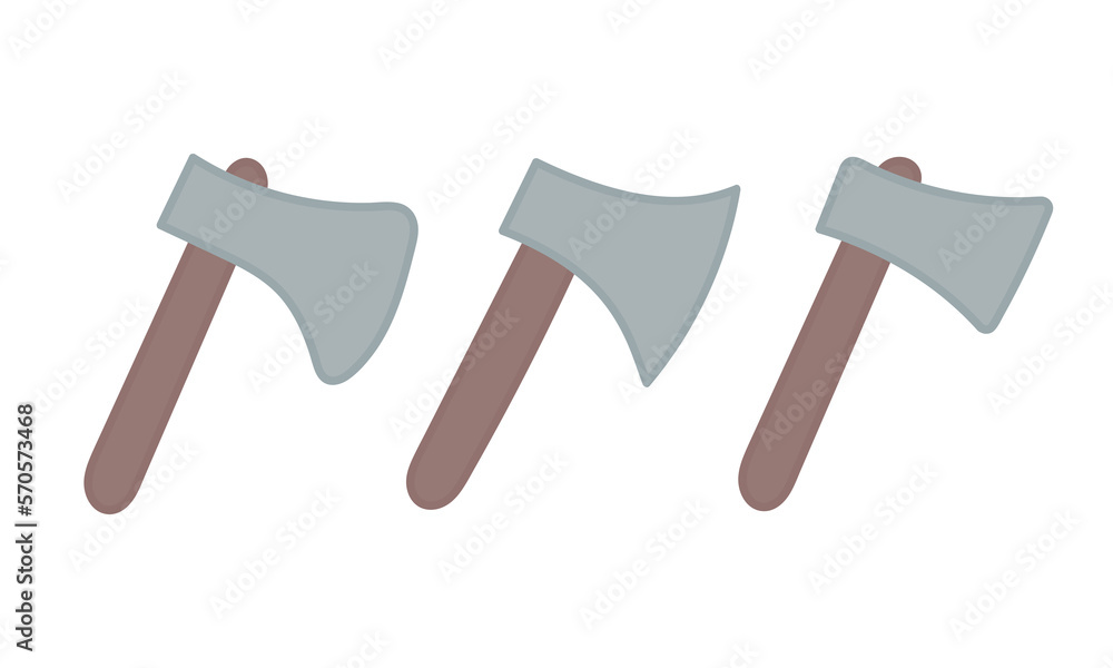 Hand drawn axes collection. Tools set. Hand drawn axes collection. Tools set.