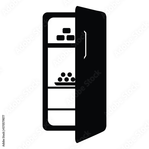 refrigerator icon vector