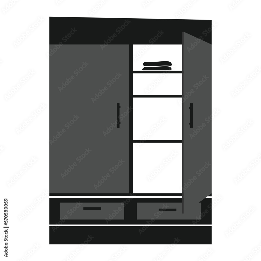 wardrobe icon vector wardrobe icon vector
