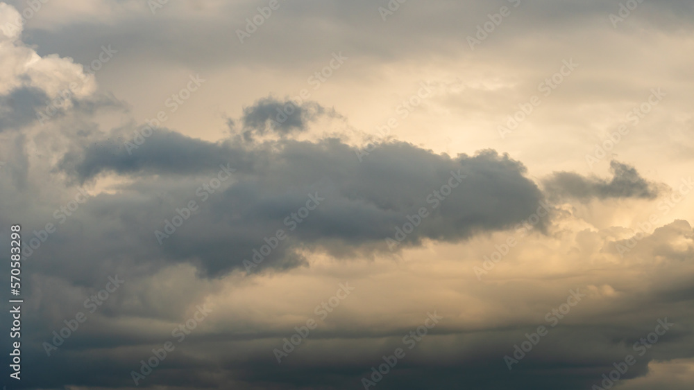 A terrible black cloud hangs in the sky before the rain. Bad weather. Hurricane and thunder over the city. Climate change and natural disasters. Bad mood and despondency. A terrible black cloud hangs in the sky before the rain. Bad weather. Hurricane and thunder over the city. Climate change and natural disasters. Bad mood and despondency.