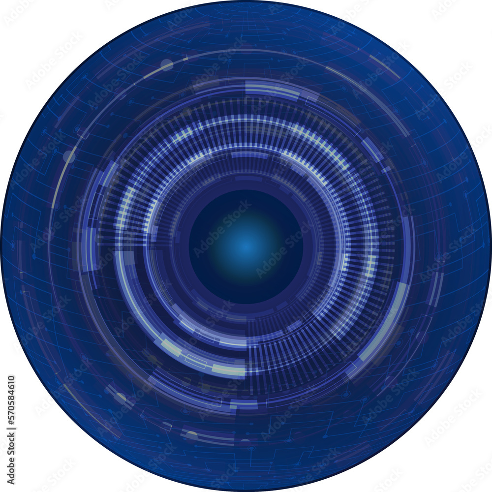 Blue eye cyber circuit future technology concept background Blue eye cyber circuit future technology concept background