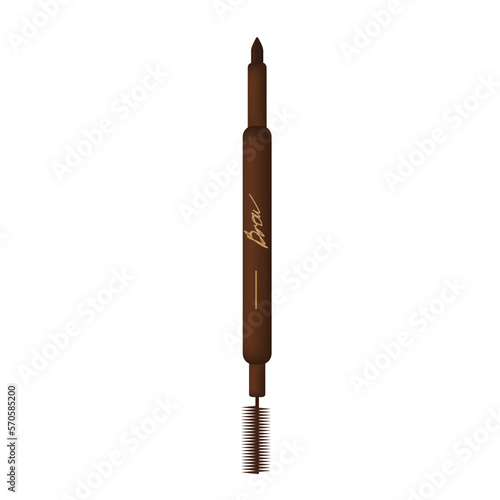 Vector illustration of an eyebrow pencil.