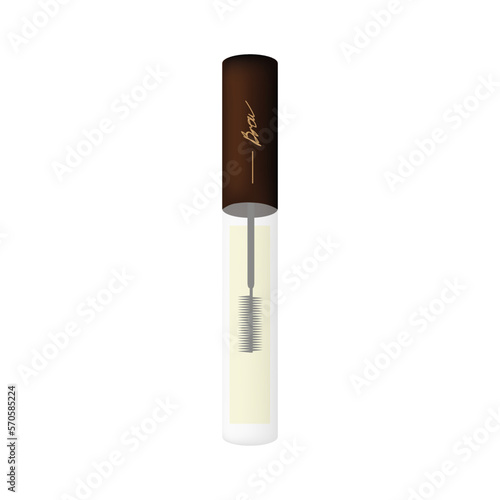 Vector illustration of eyebrow gel.