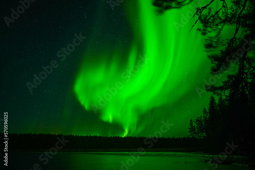 The Auroras (Revontuli in Finnish) are one of the most ethereal experiences in our lifetime where one can see the entire sky exploding with green, purple and at times with bursts of red colors. It fel © Abhishek