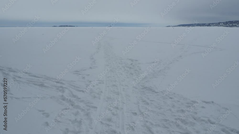 track in the snow track in the snow