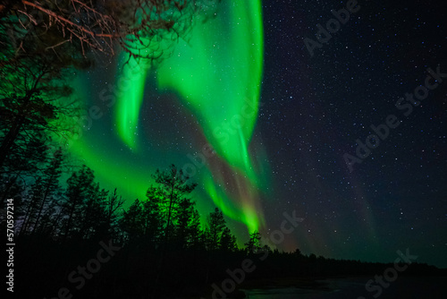 Tableau sur toile The Auroral colors