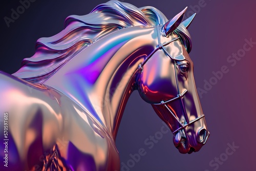 holographic horse IA