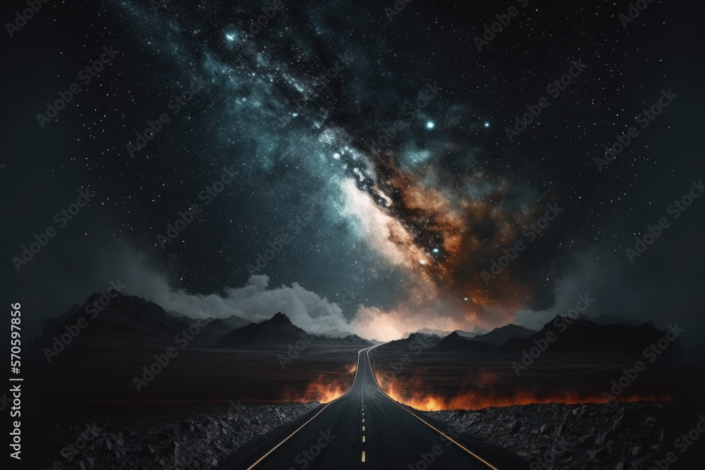 Road leading to other universe Generative AI Road leading to other universe Generative AI