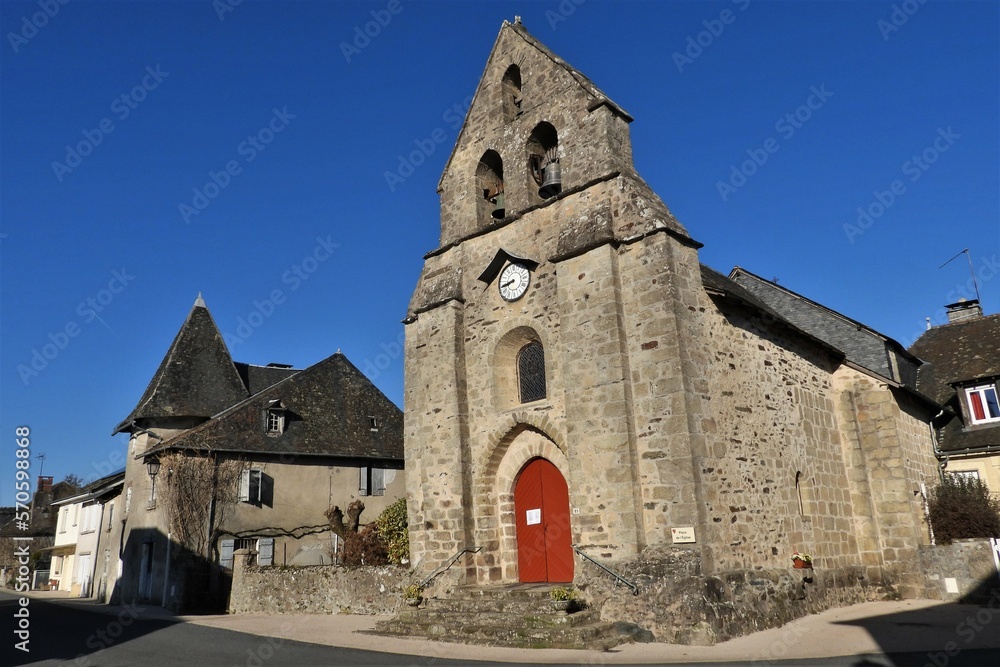 Eglise d'Estivaux (Corrèze)