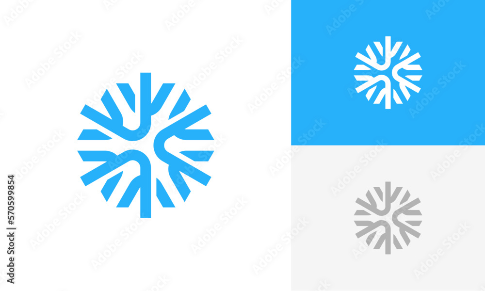 snowflakes logo design vector snowflakes logo design vector