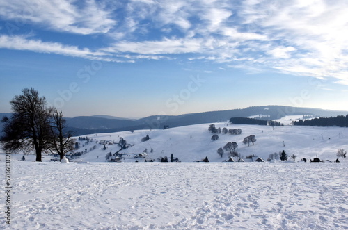Winterlandschaft auf dem Schauinsland bei Freiburg