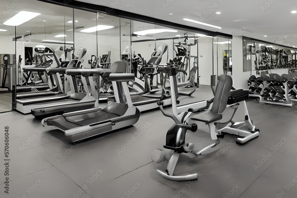 A modern gym with state-of-the-art equipment