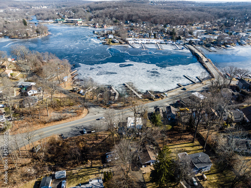 Lake Hopatcong New Jersey in The Winter