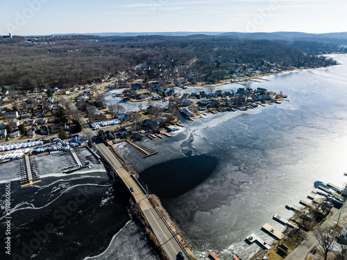 Lake Hopatcong New Jersey in The Winter photo