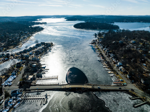 Lake Hopatcong New Jersey in The Winter photo