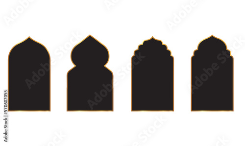 islamic shape vector , islamic pattern