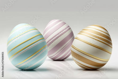 A group of colorful eggs sitting on top of a white table