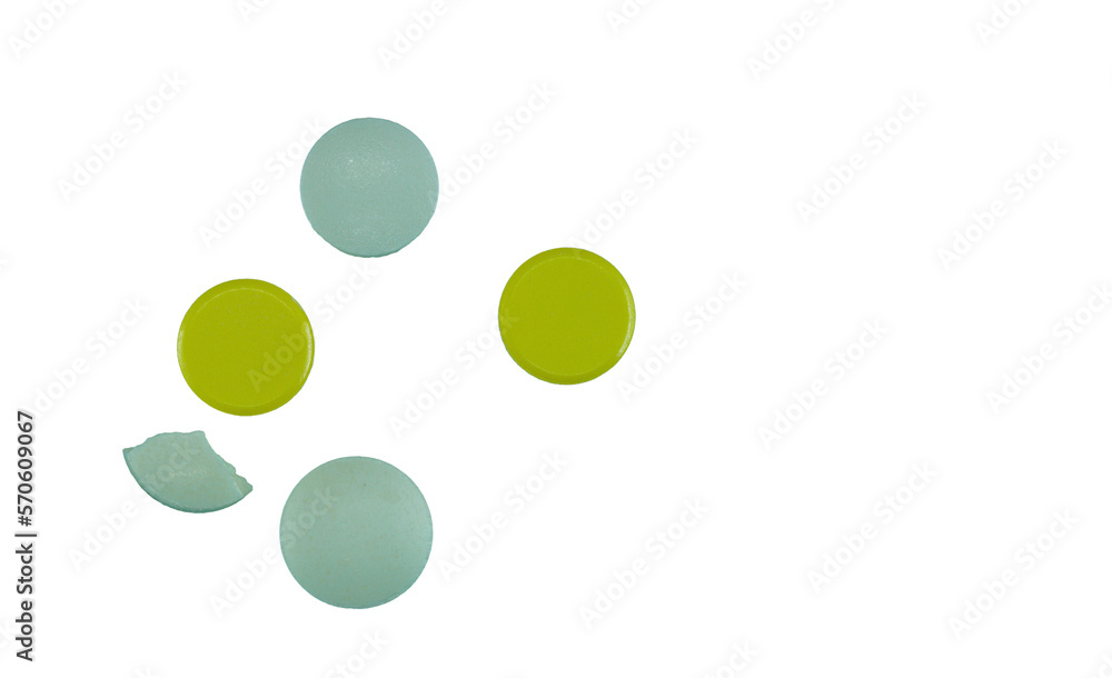 pills isolated on white background pills isolated on white background