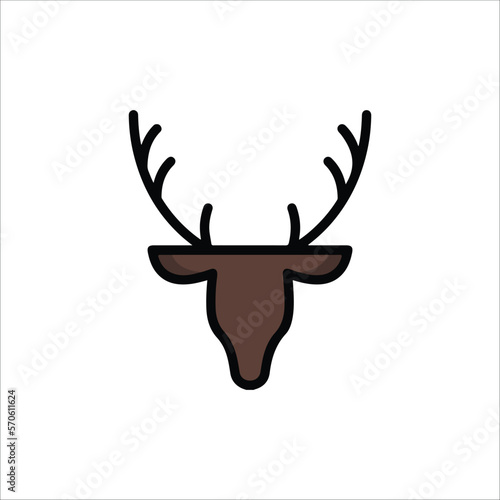 vector illustration icon animal deer