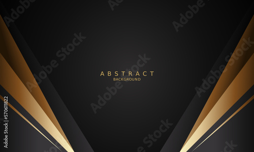 dark black luxury premium background and gold line.