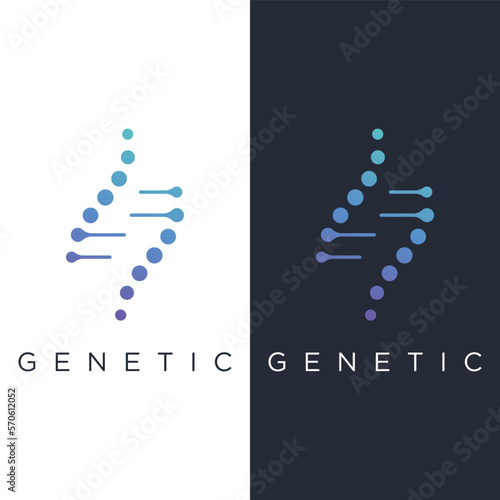 Logo design template DNA elements. Bio tech, DNA people, bio DNA, DNA spirals. Logos can be for science, pharmacy and medical.