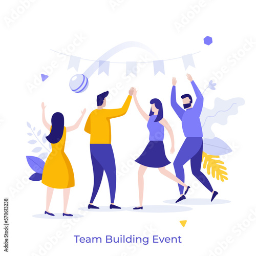 Flat Vector Character Business Concept