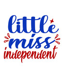 Little Miss Independent SVG Cut File