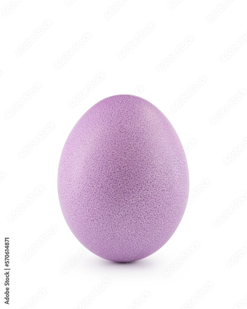 purple easter egg isolated on white background purple easter egg isolated on white background