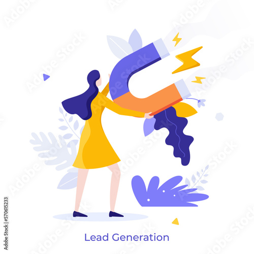 Flat Vector Character Business Concept