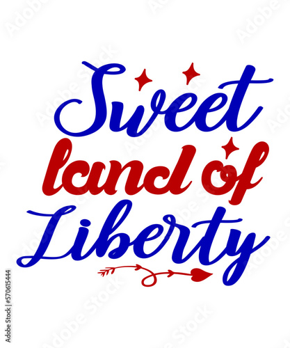 Sweet Land Of Liberty SVG Cut File