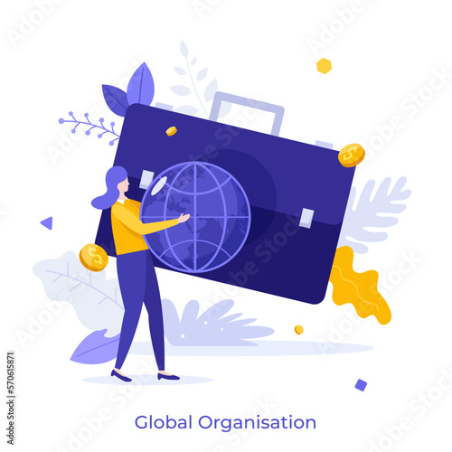 Flat Vector Character Business Concept