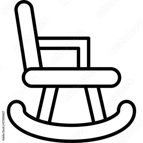 Rocking Chair Icon