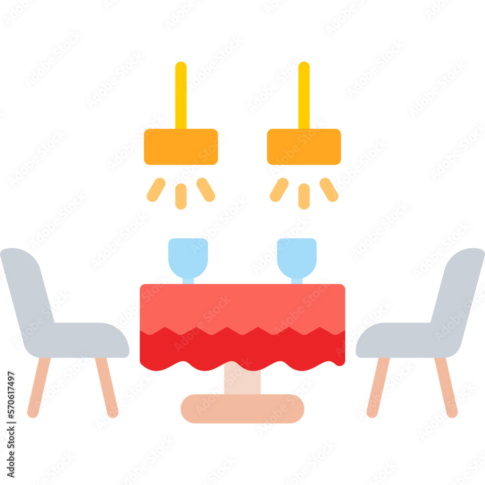 Dining Table Icon Dining Table Icon