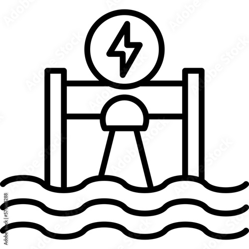 Hydroelectricity Icon
