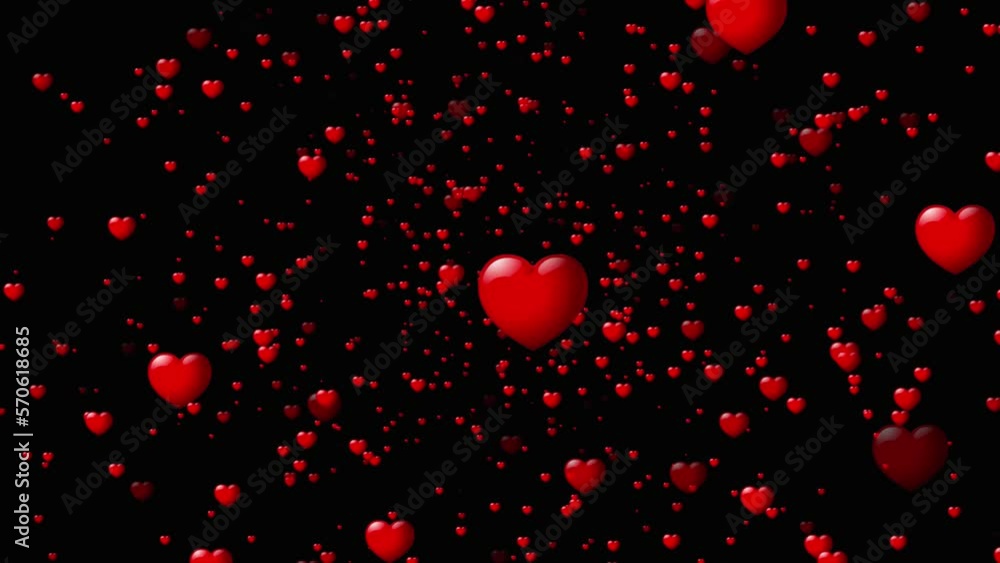 Red heart wave for valentines day isolated on black background. astract red heart wave for valentines day. Red heart wave for valentines day isolated on black background. astract red heart wave for valentines day.