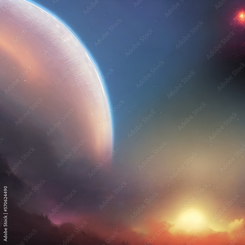 Fototapeta premium Space texture background, AI