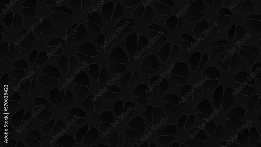 Illustration of a dark background with decorative patterns Illustration of a dark background with decorative patterns