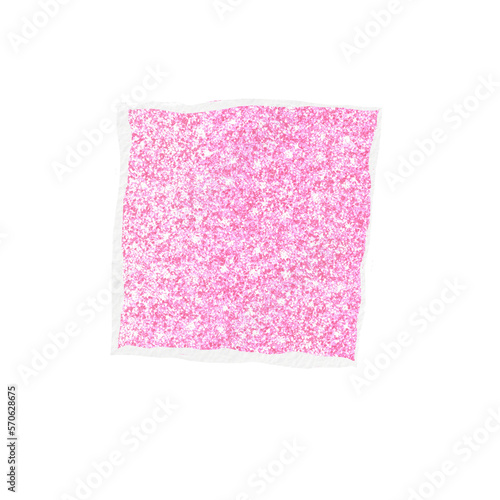 Pink Strip of Glitter Paper
