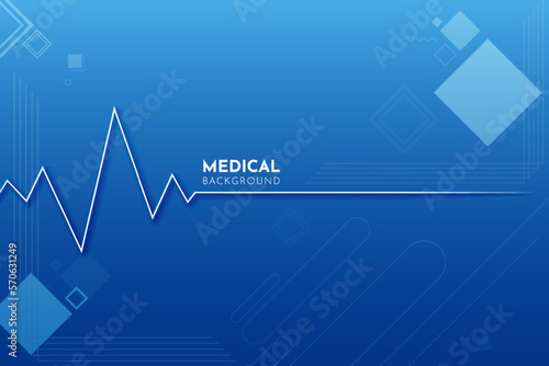 Modern medical design background vector. Trendy medical background template vector