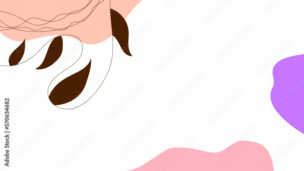 SIMPLE ILLUSTRATION AESTHETIC LEAF BACKGROUND PASTEL FLAT COLOR. FLORAL MODERN SHAPE DESIGN VECTOR. GOOD FOR WALLPAPER, POSTER, COVER, GREETING CARD SIMPLE ILLUSTRATION AESTHETIC LEAF BACKGROUND PASTEL FLAT COLOR. FLORAL MODERN SHAPE DESIGN VECTOR. GOOD FOR WALLPAPER, POSTER, COVER, GREETING CARD