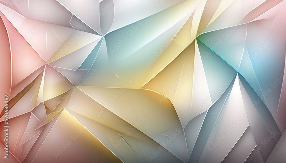 Fototapeta premium abstract background in pastel colors with graphic elements. Generative AI