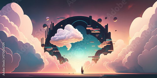 Cloud computing is an advanced technology that allows users to access data and applications remotely via the internet. It is a cost-effective and efficient way of storing, managing, generative ai