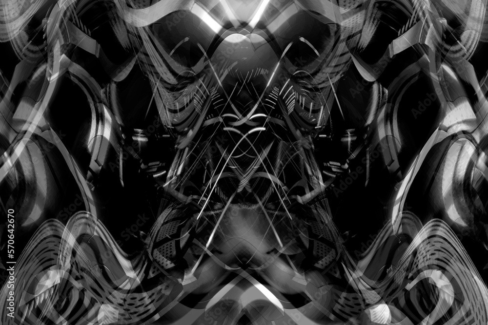 Abstract vibrant neon fluid free distorted dynamic flowing ripple ...