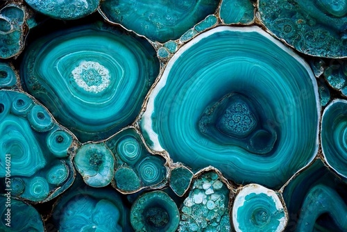 Fotografie Abstract background of stone texture. Turquoise texture