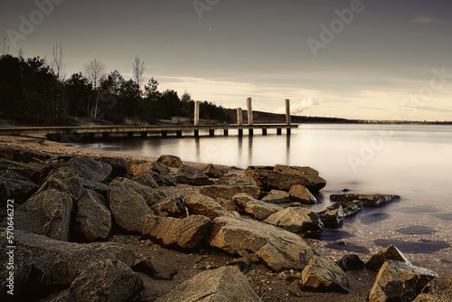 Bootssteg am St  rmthaler See