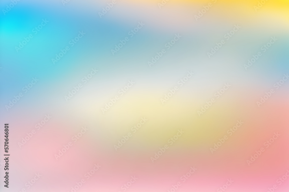 Abstract soft gradient pastel color blurry background, used in web design , banner , digital art painting.