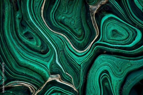 Canvas Print Abstract background of stone texture. Malachite texture