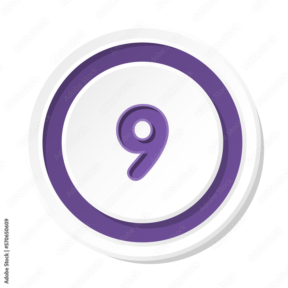 Bullet with number 9 Bullet with number 9