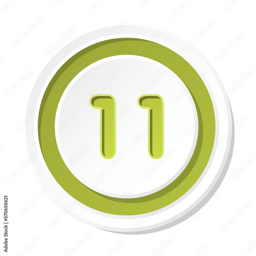 Bullet with number 11