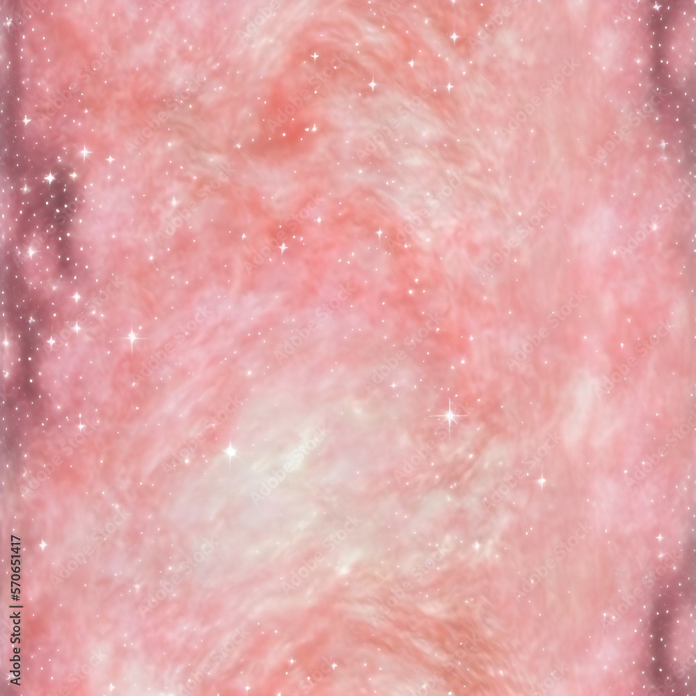 Fototapeta premium vintage pastel aesthetic sparkly cotton candy nebula background wallpaper created with generative ai